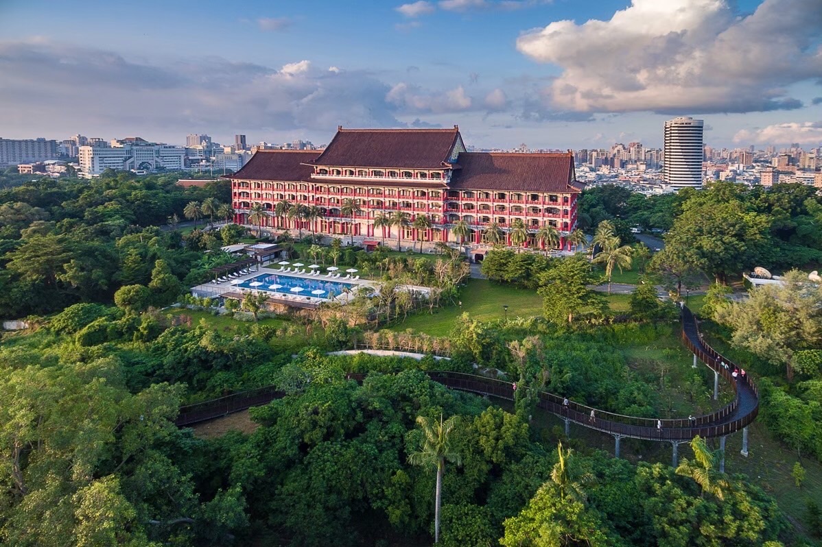 Aerial photo of Grand Hotel Kaohsiung