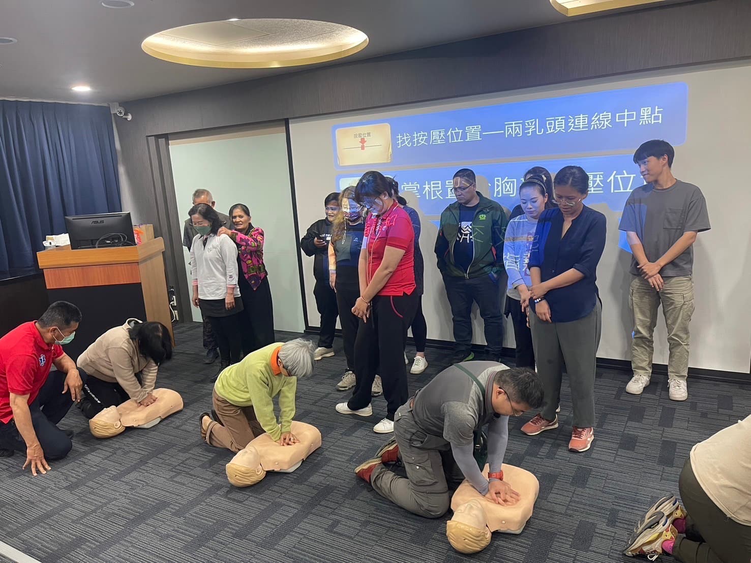 第一線救護人員教育訓練-CPR操作訓練