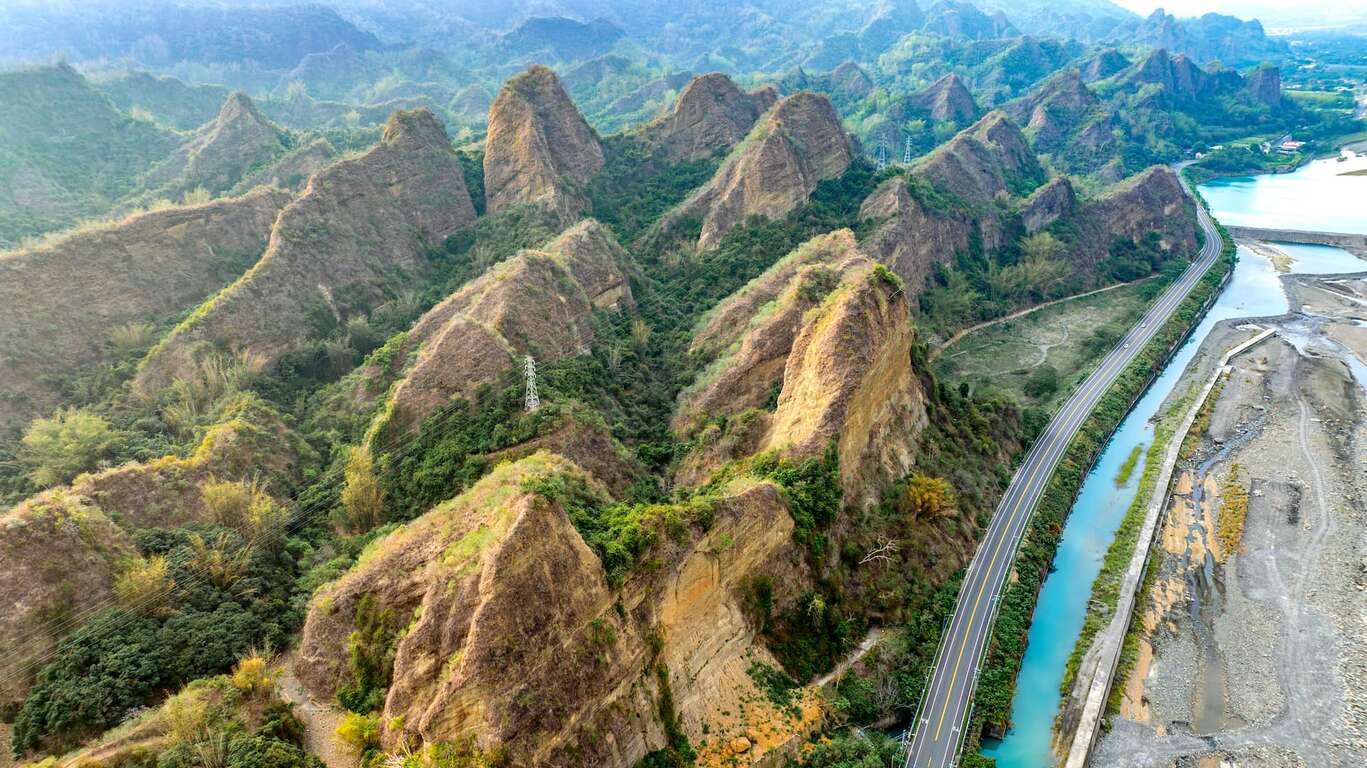 十八羅漢山空拍景致