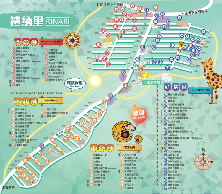 禮納里ビジターセンター