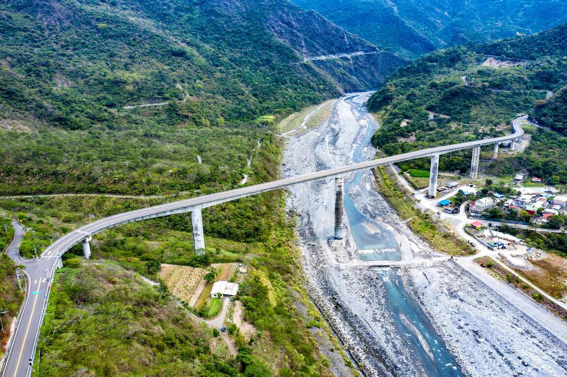 谷川大橋側邊空拍