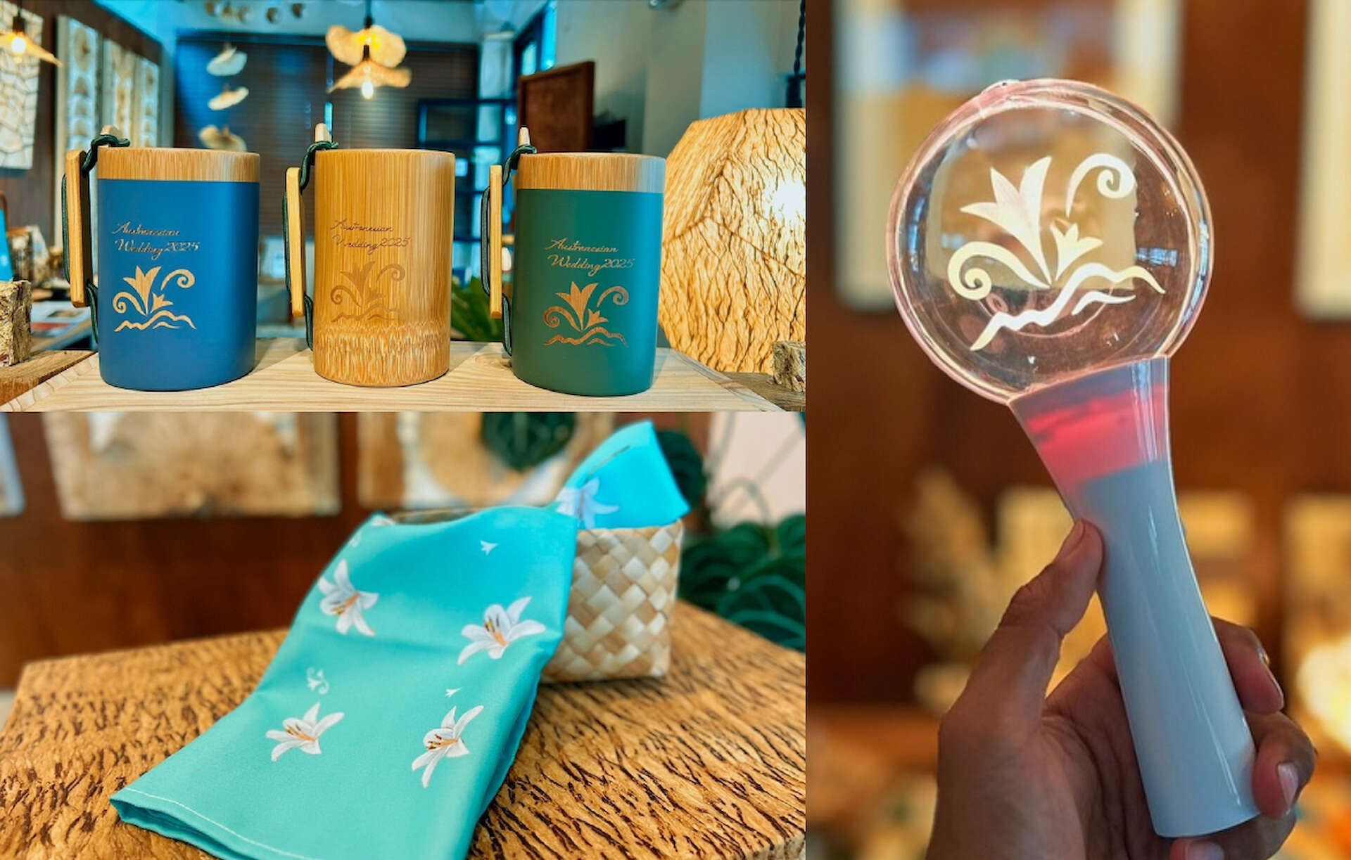 市集消費滿額即可兌換南島族群婚禮專屬限定「南島好物」。