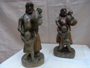 結合排灣族神話木雕作品