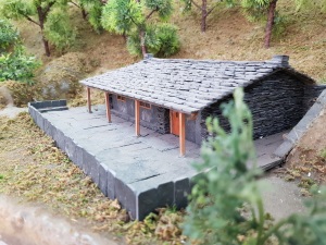 石板屋模型